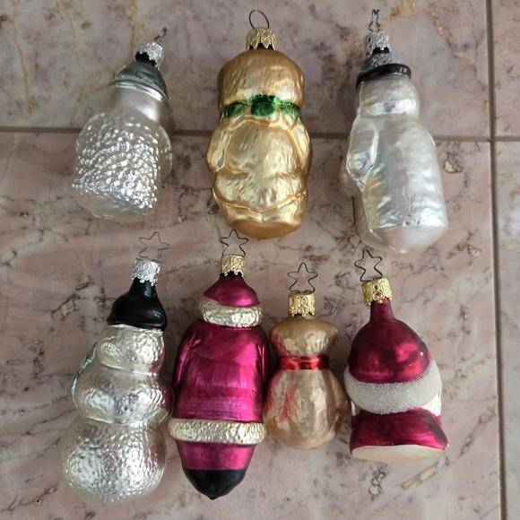 West German Glass Christmas Ornaments - Picture 4 of 4